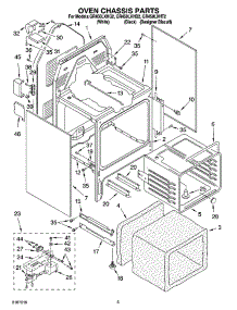 04 - Oven Chassis Parts parts for Whirlpool Range GR450LXHQ2 from AppliancePartsPros.com