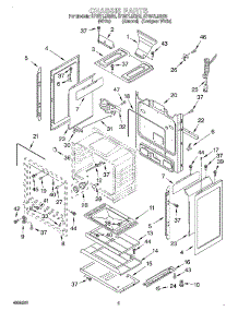 04 - Chassis parts for Whirlpool Range SF387LEGQ5 from AppliancePartsPros.com