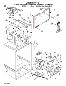 02 - Liner Parts parts for Whirlpool Refrigerator GR2FHMXVB00 from AppliancePartsPros.com