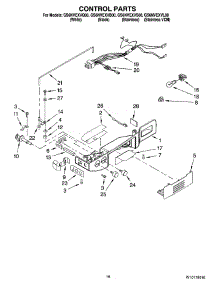 10 - Control Parts parts for Whirlpool Refrigerator GS6NVEXVB00 from AppliancePartsPros.com