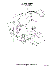 11 - Control Parts parts for Whirlpool Refrigerator ED2LHEXTD00 from AppliancePartsPros.com
