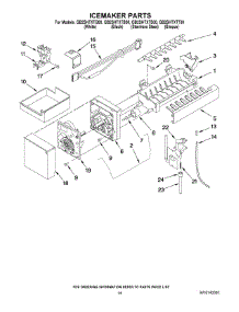 08 - Icemaker Parts parts for Whirlpool Refrigerator GB2SHTXTB00 from AppliancePartsPros.com