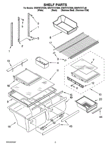03 - Shelf Parts parts for Whirlpool Refrigerator GR2FHTXTL00 from AppliancePartsPros.com