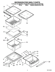 03 - Refrigerator Shelf Parts parts for Whirlpool Refrigerator GC3JHAXTS00 from AppliancePartsPros.com