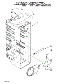 02 - Refrigerator Liner Parts parts for Whirlpool Refrigerator ED2VHEXTB01 from AppliancePartsPros.com