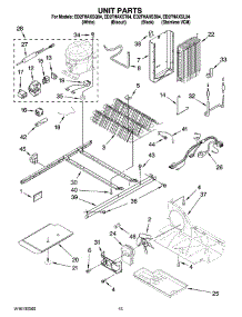 09 - Unit Parts parts for Whirlpool Refrigerator ED2FHAXST04 from AppliancePartsPros.com