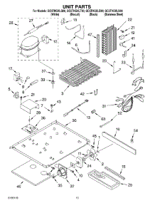 09 - Unit parts for Whirlpool Refrigerator GC5THGXLB00 from AppliancePartsPros.com