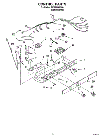 10 - Control Parts parts for Whirlpool Refrigerator GD5PHAXMS00 from AppliancePartsPros.com