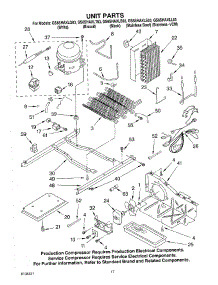 11 - Unit Parts parts for Whirlpool Refrigerator GS6SHAXLQ03 from AppliancePartsPros.com