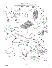 09 - Unit parts for Whirlpool Refrigerator ED25LFXHW02 from AppliancePartsPros.com