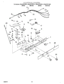 12 - Control, Optional parts for Whirlpool Refrigerator ED22CQXHB01 from AppliancePartsPros.com