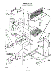 05 - Unit parts for Whirlpool Refrigerator ET22ZMXPWR0 from AppliancePartsPros.com