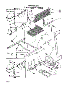 06 - Unit parts for Whirlpool Refrigerator ET25RKXYN01 from AppliancePartsPros.com