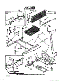 06 - Unit parts for Whirlpool Refrigerator ET25DMXXN00 from AppliancePartsPros.com