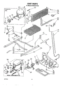 06 - Unit parts for Whirlpool Refrigerator ET20DKXTN10 from AppliancePartsPros.com