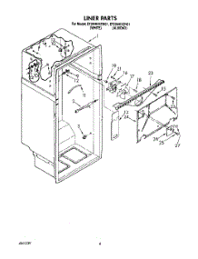03 - Liner parts for Whirlpool Refrigerator ET20NKXZN01 from AppliancePartsPros.com
