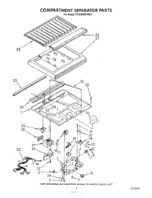 04 - Compartment Separator parts for Whirlpool Refrigerator ET25DMXVW03 from AppliancePartsPros.com