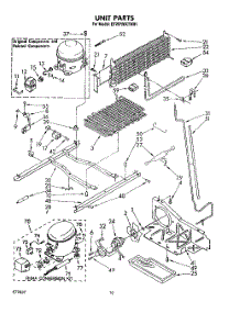 08 - Unit parts for Whirlpool Refrigerator ET20RMXTW01 from AppliancePartsPros.com