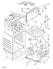 03 - Liner, Lit / Optional parts for Whirlpool Refrigerator ET20GKXFW01 from AppliancePartsPros.com
