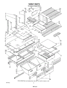 05 - Shelf , Lit / Optional parts for Whirlpool Refrigerator ET20DKXTW10 from AppliancePartsPros.com