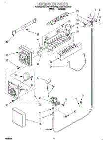 12 - Icemaker, Lit / Optional parts for Whirlpool Refrigerator ED25TWXDN00 from AppliancePartsPros.com