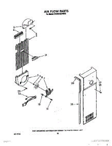 11 - Air Flow parts for Whirlpool Refrigerator ED25DQXVN03 from AppliancePartsPros.com