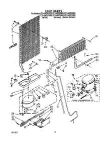 07 - Unit parts for Whirlpool Refrigerator ET14JKXXN00 from AppliancePartsPros.com