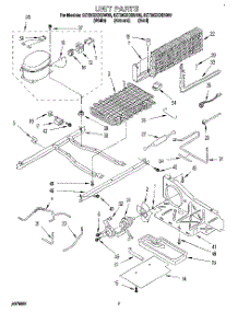 06 - Unit parts for Whirlpool Refrigerator 8ET20ZKXBW00 from AppliancePartsPros.com