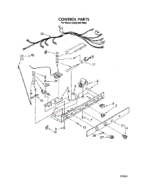 12 - Control parts for Whirlpool Refrigerator ED22DWXTW00 from AppliancePartsPros.com
