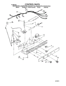 12 - Control parts for Whirlpool Refrigerator ED22DWXTF03 from AppliancePartsPros.com
