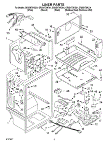 02 - Liner parts for Whirlpool Refrigerator GR2SHTXKT01 from AppliancePartsPros.com