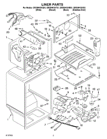 02 - Liner parts for Whirlpool Refrigerator GR2SHKXKT01 from AppliancePartsPros.com