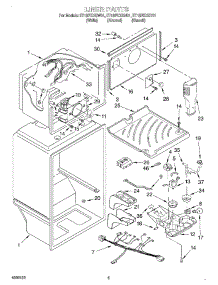 03 - Liner parts for Whirlpool Refrigerator ET18PKXGN01 from AppliancePartsPros.com