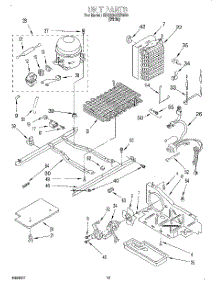 10 - Unit parts for Whirlpool Refrigerator ED22DQXEW00 from AppliancePartsPros.com