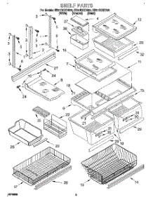 04 - Shelf, Lit / Optional parts for Whirlpool Refrigerator EB21DKXDW00 from AppliancePartsPros.com
