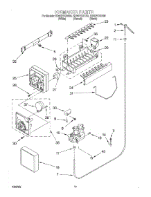 12 - Ice Maker, Optional parts for Whirlpool Refrigerator ED25PEXHT00 from AppliancePartsPros.com