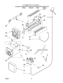 12 - Ice Maker parts for Whirlpool Refrigerator GD25DFXFT02 from AppliancePartsPros.com