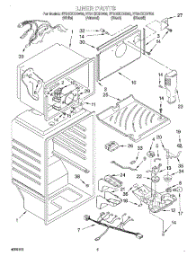 03 - Liner parts for Whirlpool Refrigerator ET21CKXHN00 from AppliancePartsPros.com