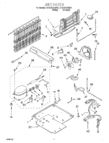 04 - Unit parts for Whirlpool Refrigerator ET21GKXGN01 from AppliancePartsPros.com