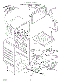 02 - Liner parts for Whirlpool Refrigerator ET22RKXGW01 from AppliancePartsPros.com