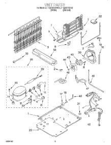 05 - Unit parts for Whirlpool Refrigerator ET22RKXGW01 from AppliancePartsPros.com
