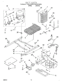 10 - Unit parts for Whirlpool Refrigerator ED22UQXGW00 from AppliancePartsPros.com