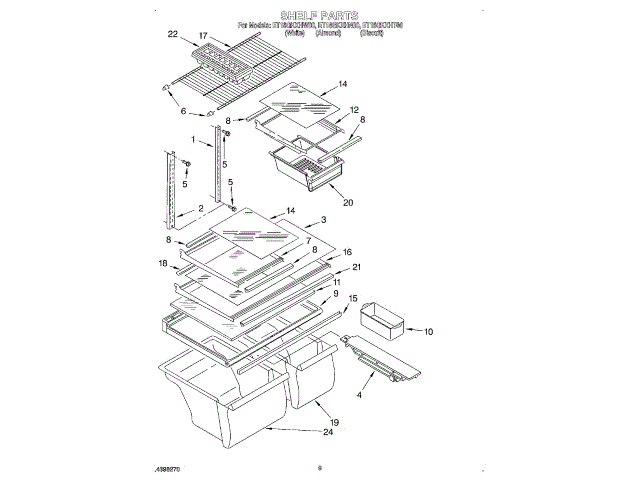 Crisper Shelf Support