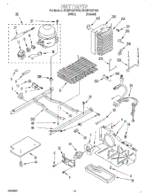 09 - Unit parts for Whirlpool Refrigerator ED25PQXFW02 from AppliancePartsPros.com