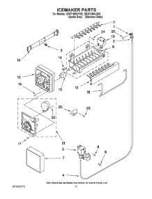 06 - Icemaker Parts parts for Whirlpool Refrigerator GR2FHMXVS02 from AppliancePartsPros.com