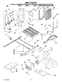 09 - Unit Parts parts for Whirlpool Refrigerator ED5FHEXTQ00 from AppliancePartsPros.com