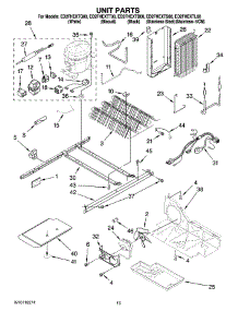 09 - Unit Parts parts for Whirlpool Refrigerator ED2FHEXTQ00 from AppliancePartsPros.com