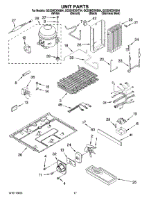 11 - Unit Parts parts for Whirlpool Refrigerator GC5SHEXNQ04 from AppliancePartsPros.com