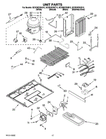11 - Unit Parts parts for Whirlpool Refrigerator GC3SHEXNS15 from AppliancePartsPros.com