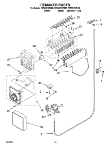 12 - Icemaker Parts, Optional Parts (Not Included) parts for Whirlpool Refrigerator ED5VHEXTL00 from AppliancePartsPros.com
